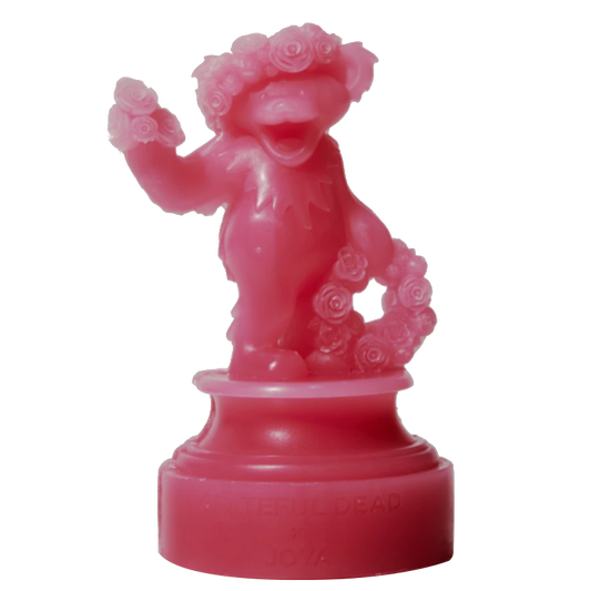 Joya Stealie Pink Dancing Bear Candle