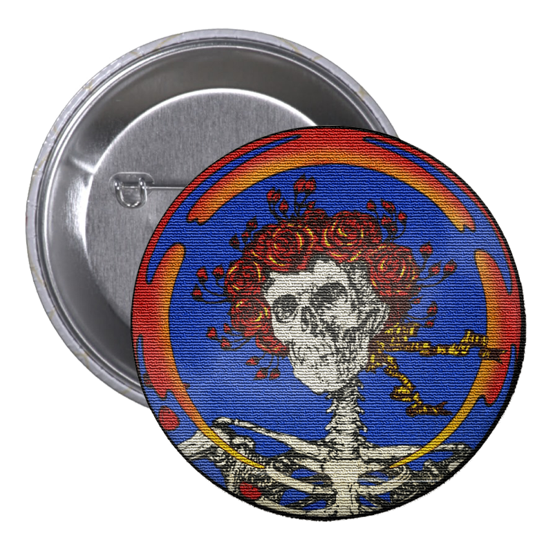 Grateful Dead Anniversary Lenticular Button