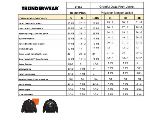 60th Anniversary Flight Jacket – Grateful Dead
