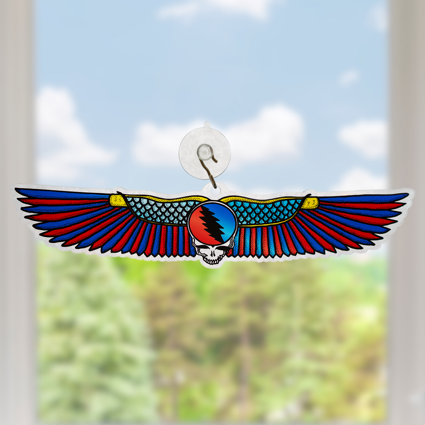 Winged Stealie Suncatcher