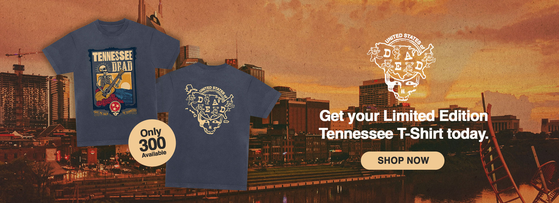 United States of Dead Tennessee T-Shirt