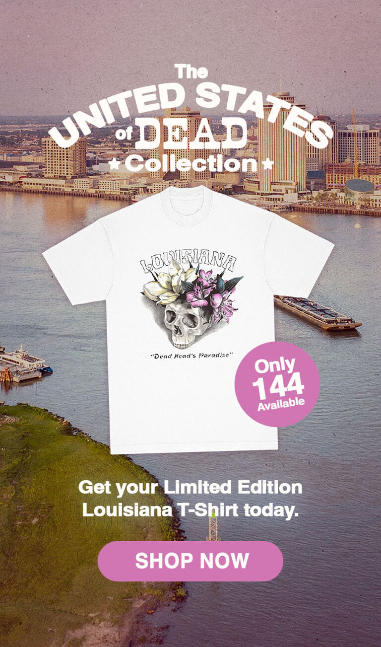 United States of Dead Louisiana T-Shirt