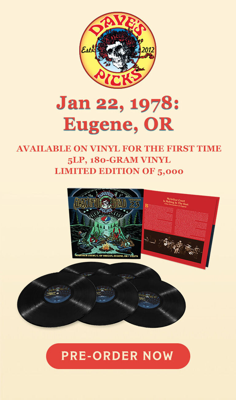 Dave's Picks 5LP Vinyl Set Volume 23: Eugene, OR 1/22/78