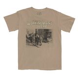 Grateful Dead - Workingmans Sketch T-Shirt - Small Tan