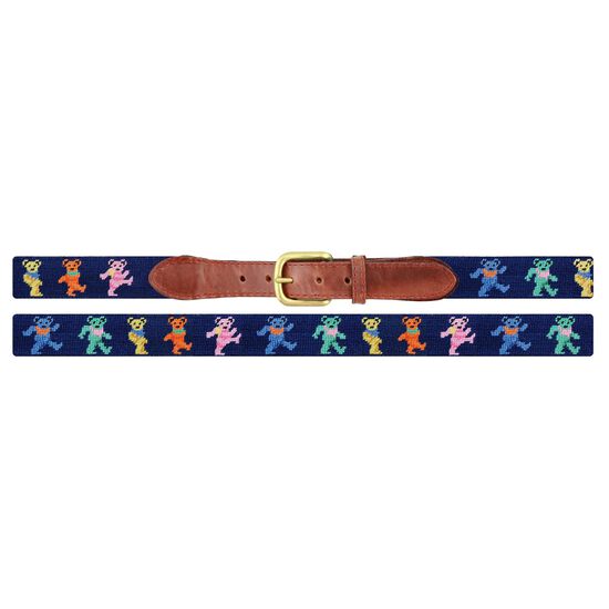 Dancing Bears Belt (Navy)