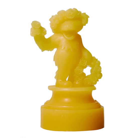 Joya Stealie Yellow Dancing Bear Candle