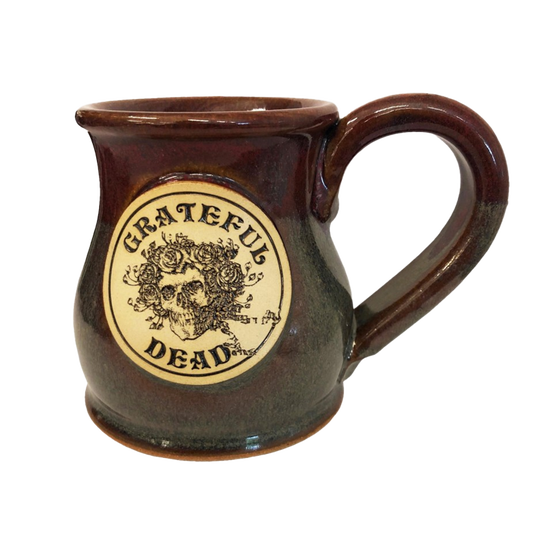Skull & Roses Average Jo Pottery Mug Skull & Roses Average Jo Pottery Mug