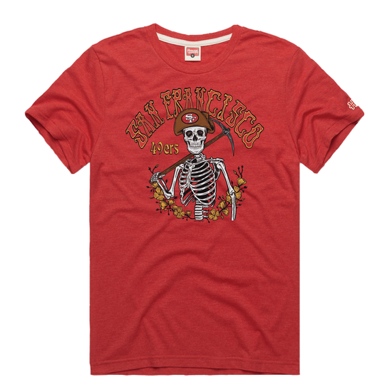 Grateful Dead Homage San Francisco 49ers T-Shirt