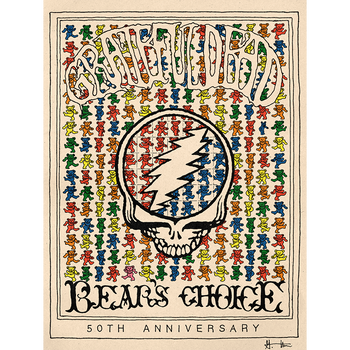 History Of The Grateful Dead, Vol. 1 Bear's Choice 50th Anniversary Custom Lithograph