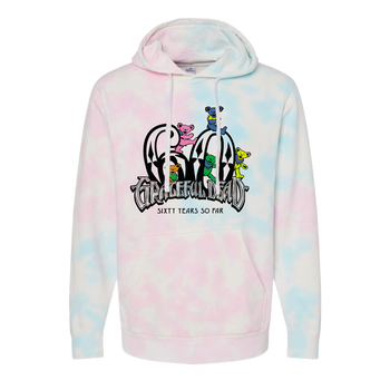 Diamond 60 Bears Tie-Dye Hoodie