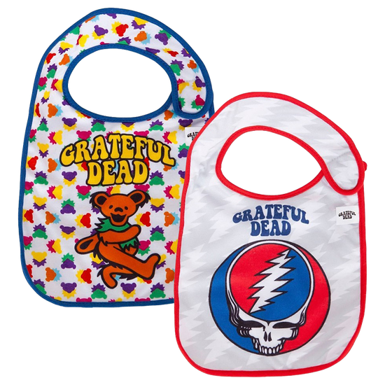 Daphyl's Grateful Dead Bibs 2-Pack Daphyl's Grateful Dead Bibs 2-Pack