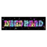Dead Head Holographic Bumper Sticker
