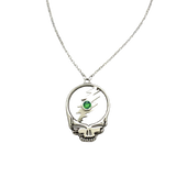Stealie May Emerald Birthstone Necklace
