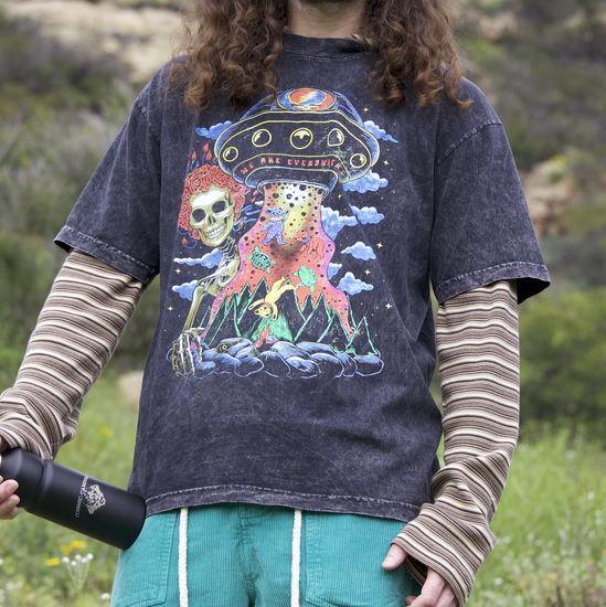 UFO Mineral Wash T-Shirt  Grateful Dead Official Store