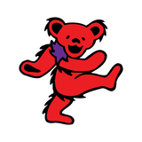 Red Dancing Bear Sticker
