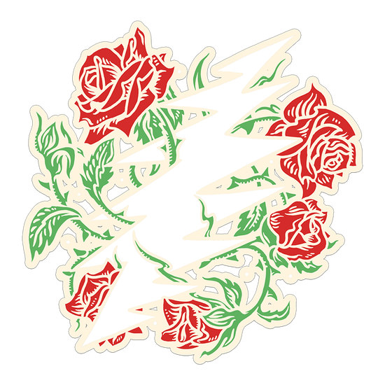 Rose Bolt Oversized Sticker