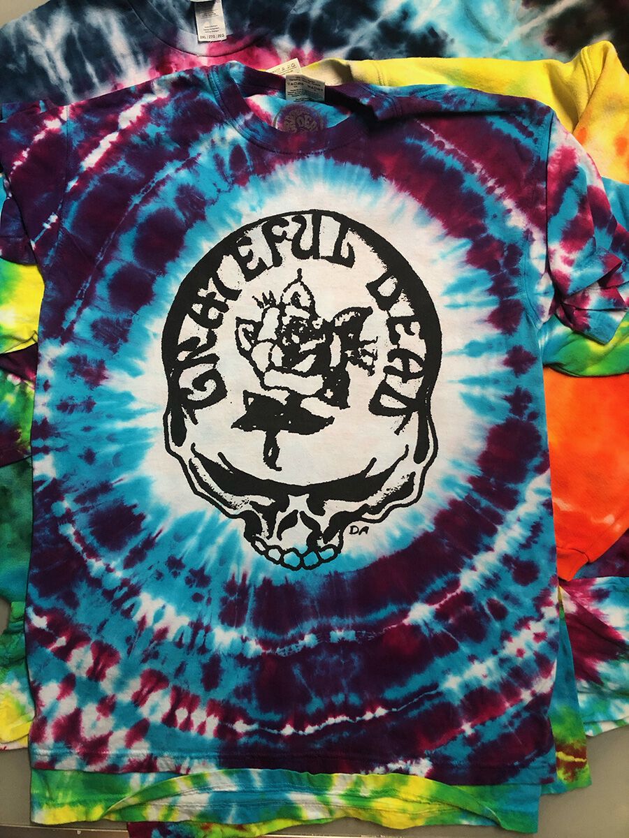 Tie dye clearance grateful dead sweatshirt