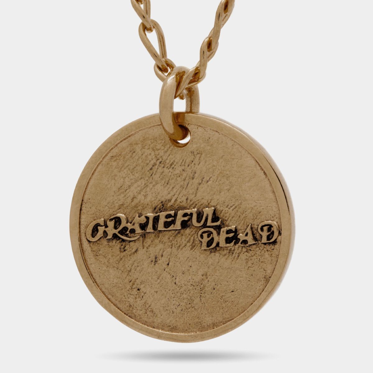 Skull Roses Gold Pendant Grateful Dead Official Store