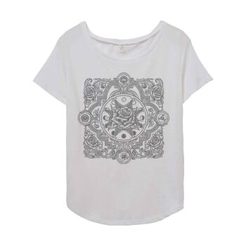 Women’s Rose Emblem Vintage T-Shirt