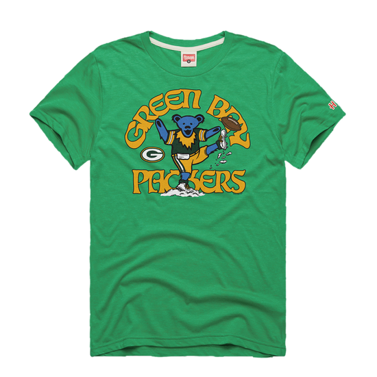 Grateful Dead Homage Greenbay Packers T-Shirt