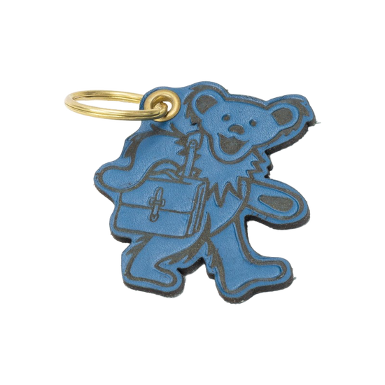 BillyKirk Dancing Bear Keychain (Blue)