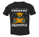 Grateful Bear Toddler Tee (Black)