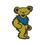 Dancing Bear Chenille Patch (Yellow)