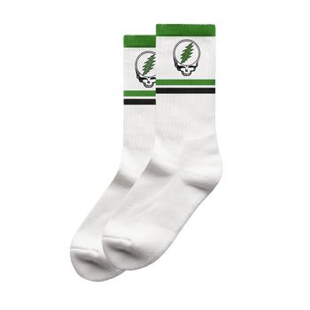 Striped Green Stealie Socks
