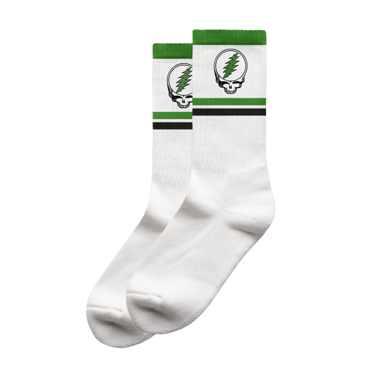 Striped Green Stealie Socks