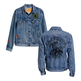 Grateful dead jean jacket outlet