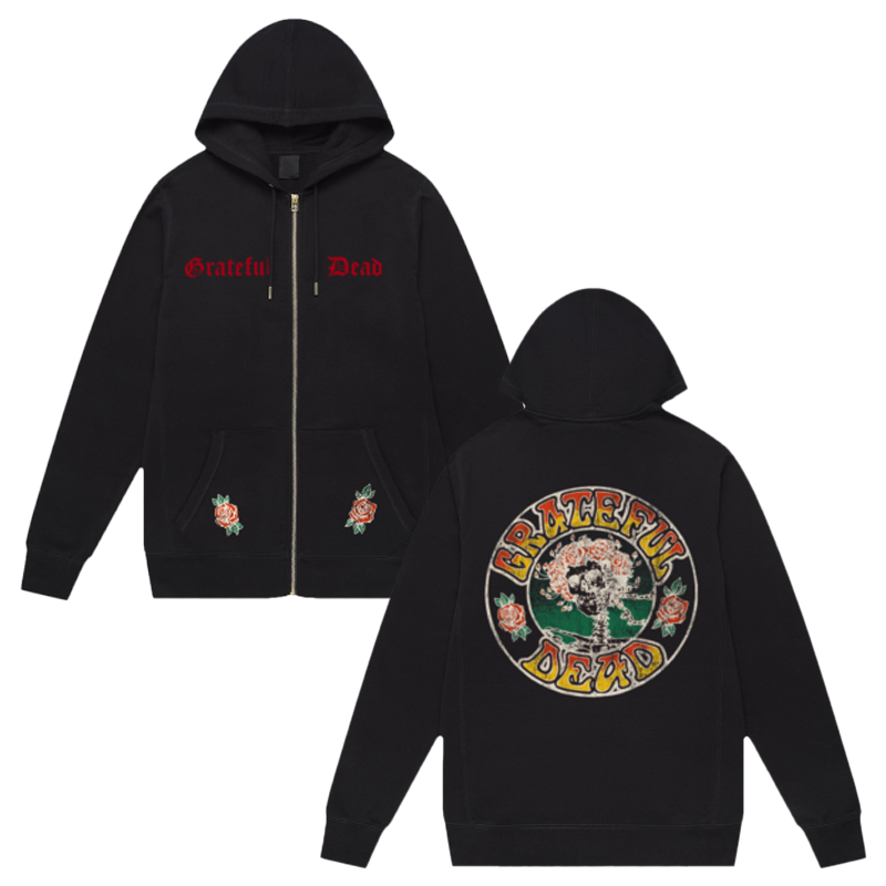 Grateful dead zip up hoodie best sale