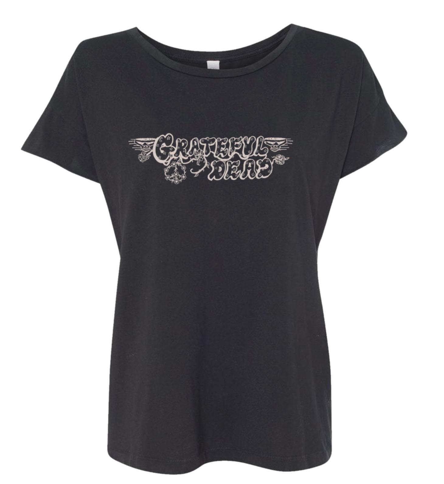 Printed T-shirt - Black/Grateful Dead - Ladies